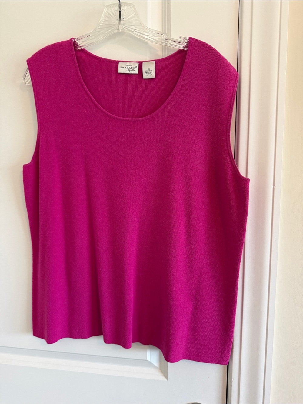 Kim Rogers Women’s Sleeveless Tank - Hot Pink